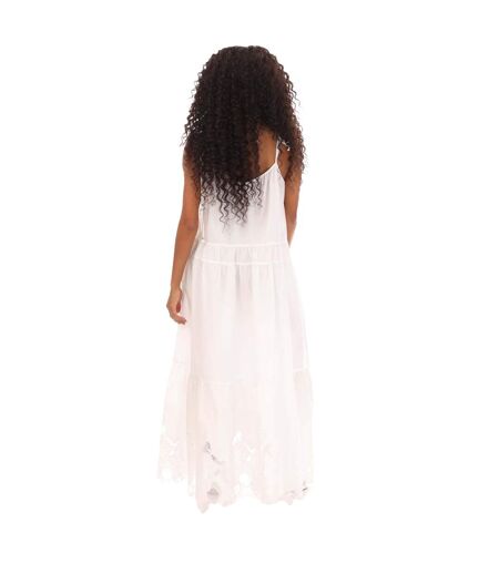 Womens/ladies Dembaya Maxi Dress White Boss