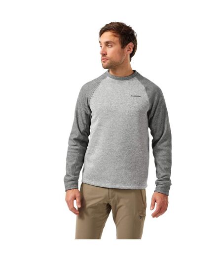 Craghoppers Mens Barker Marl Sweater (Dove Grey) - UTCG1539