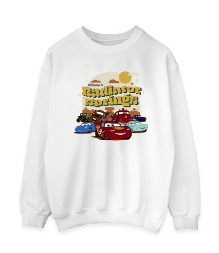 Disney - Sweat CARS RADIATOR SPRINGS GROUP - Femme (Blanc) - UTBI12009
