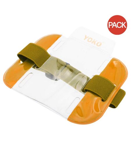 Pack of 4  Id armbands / accessories  one size floro orange Yoko