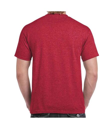 Mens ultra cotton t-shirt heather cardinal Gildan