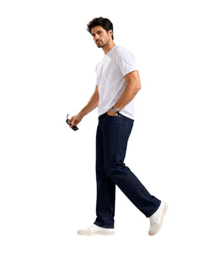 Mens 5 Pockets Straight Leg Jeans Black Levis