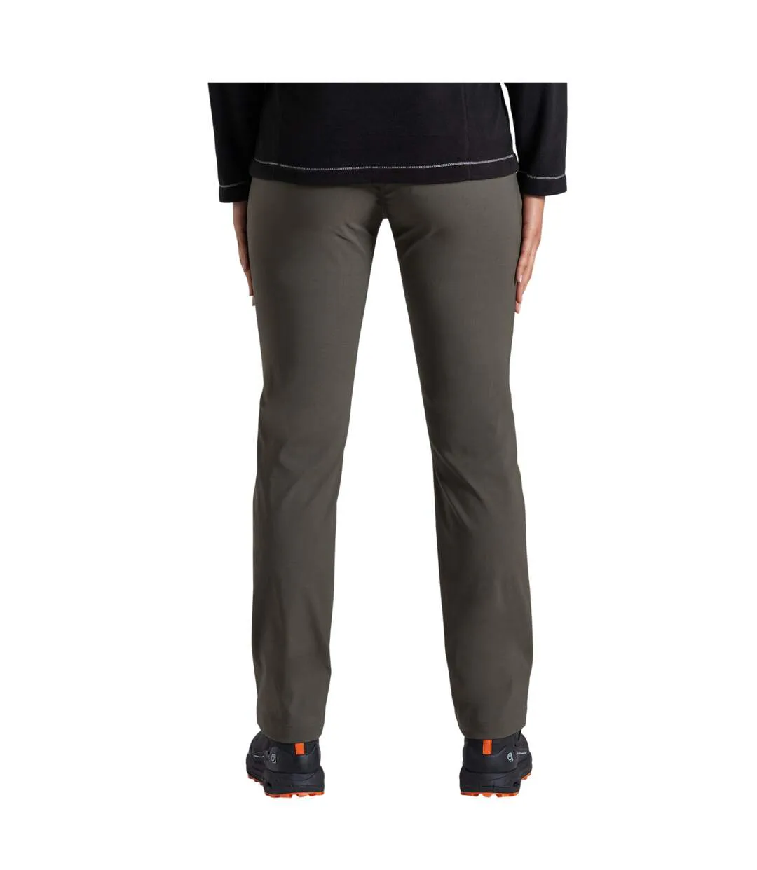 Pantalon Uni À Taille Mi-haute Kiwi Pro Femme Kaki Craghoppers-3
