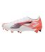 Womens/ladies Ultra Ultimate Firm Ground Football Boots White Red Puma-3