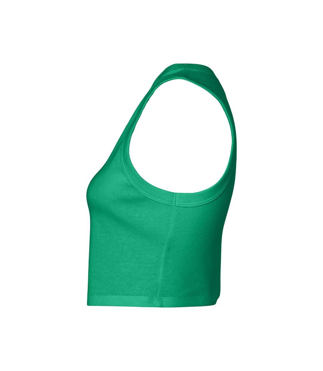 Haut court femme vert Bella + Canvas