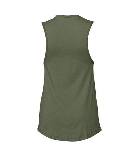 Bella + Canvas Womens/Ladies Jersey Tank Top (Military Green) - UTPC4762