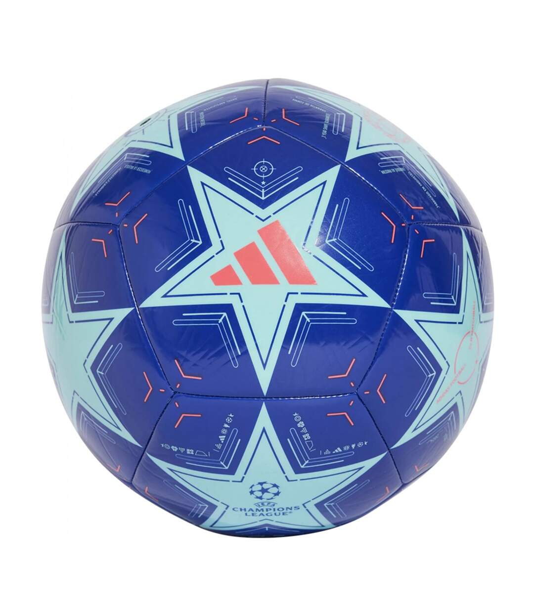 Ballon De Foot Motif/style Ligue Des Champions De L´uefa Ucl Club Taille 5 Bleu Adidas-1