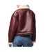 Veste bordeaux femme pieces janelle-2