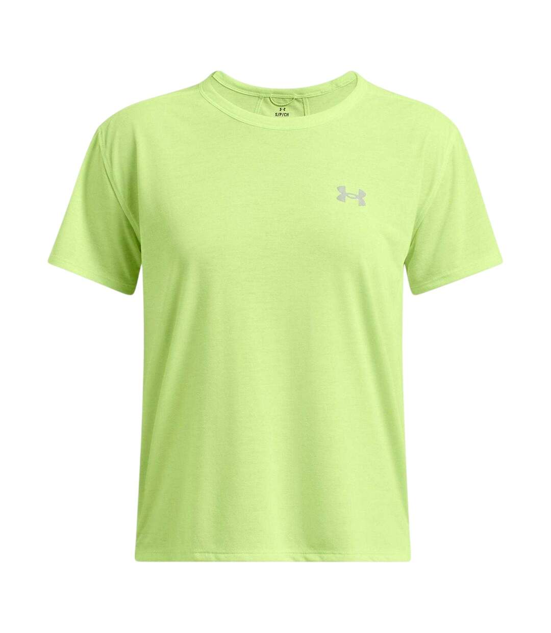 T-shirt Manches Courtes Course À Pied Femme Vert Under Armour-2