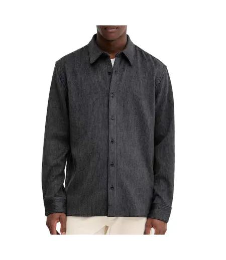 Chemise à rayures bleu homme calvin klein jeans corduroy