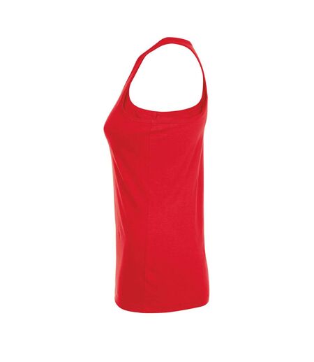 SOLS Womens/Ladies Justin Sleeveless Vest (Red) - UTPC2793