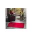 Tapis Uni en Flanelle Flanou 50x80cm Carmin