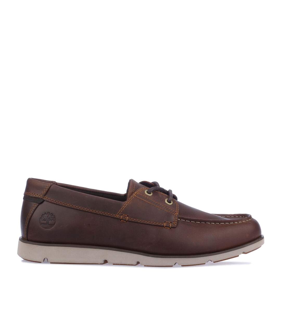 Mens Grafton Bay Leather Boat Shoes Orange Timberland-2