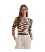 T-shirt Motif/style Imprimé Zèbre Judy Femme Crème Marron Ralph Lauren-4