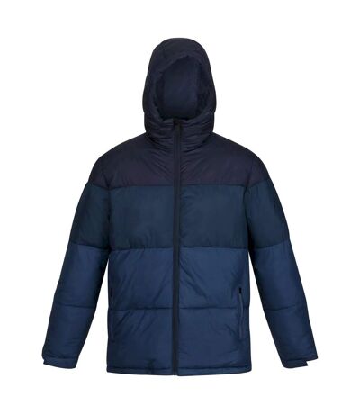 Mens carnan padded jacket navy/moonlight denim Regatta