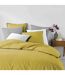 Drap Housse en Coton Linette 160x200cm Jaune-4