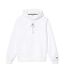 Sweat à capuche blanc homme lacoste sh5643-2