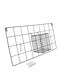 Support Mural 5 Crochets Design Filaire 60cm Noir-2
