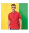 Asquith & Fox Mens Short Sleeve Performance Blend Polo Shirt (Red) - UTRW5350