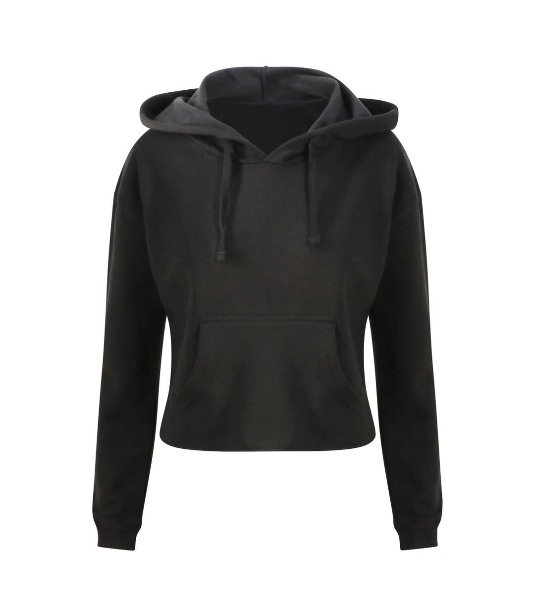 Sweat court à capuche pour femme - JH016 - noir