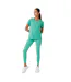 Womens/ladies Core High Rise Leggings Green USA Pro-1