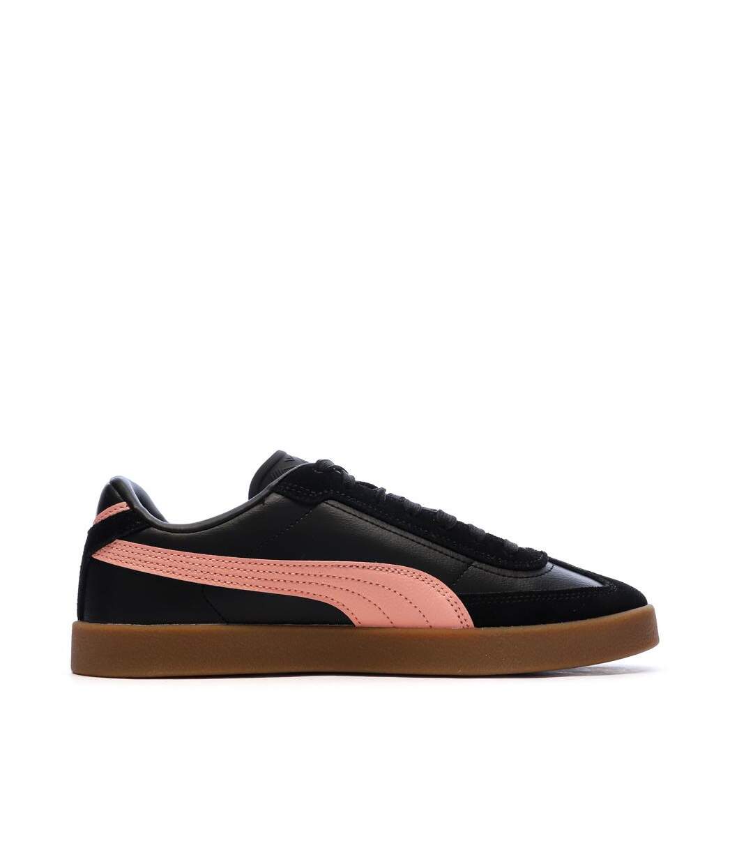 Baskets noires/roses femme puma club ii era-2