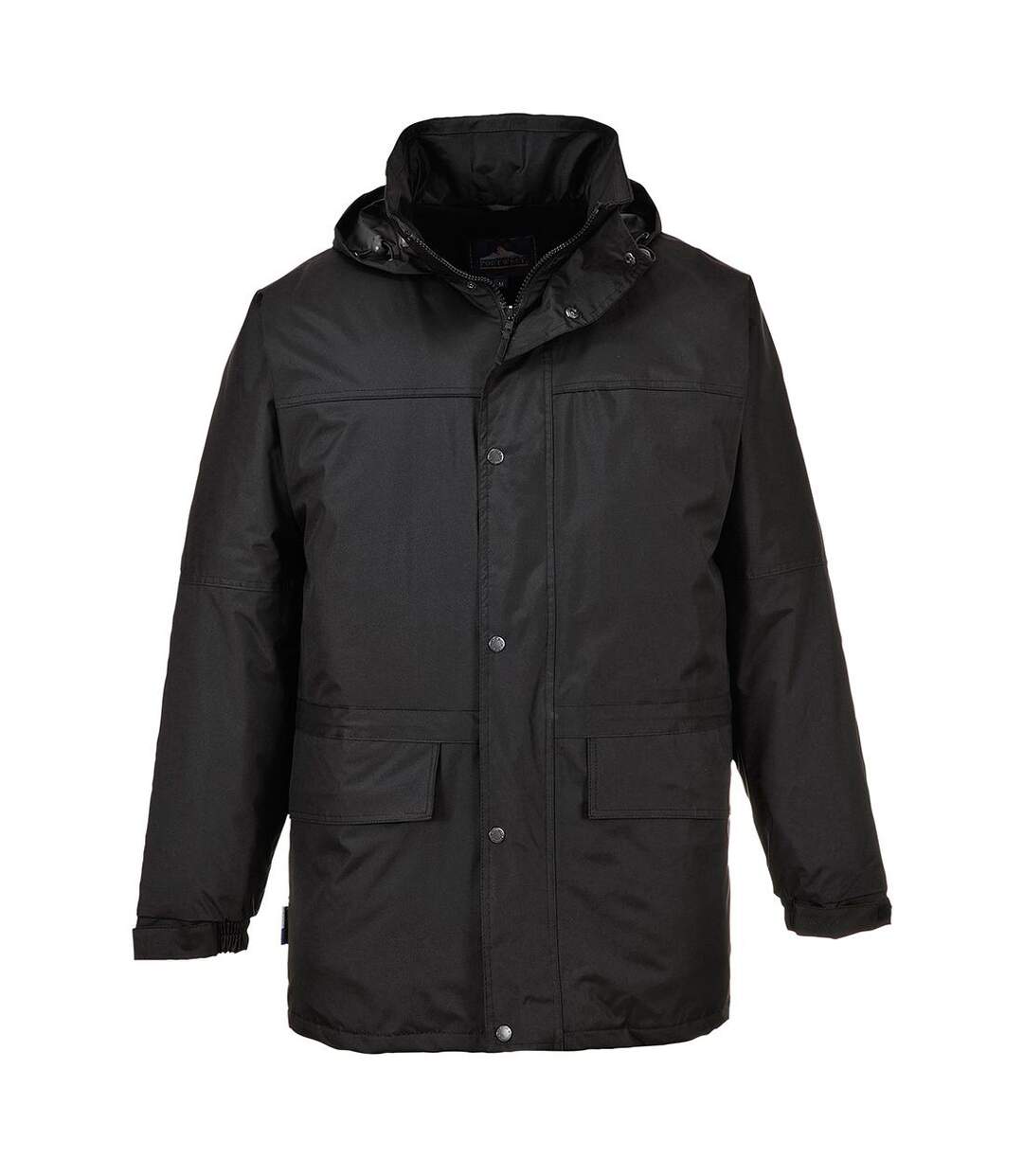 Mens oban fleece lined jacket black Portwest