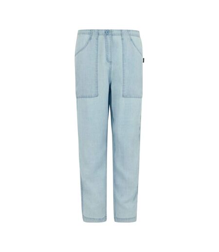 Womens/ladies Shorebella Capri Trousers Chambray Regatta
