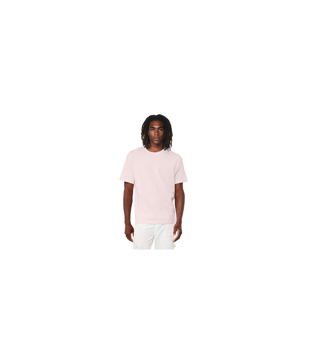 Unisex Adult Heavyweight Boxy T-shirt Soft Pink Bella + Canvas-1