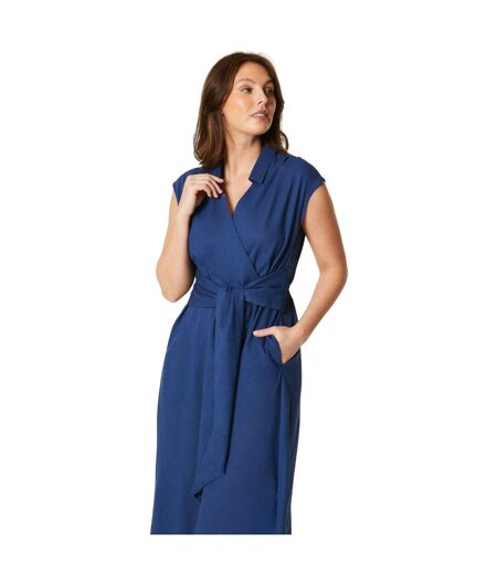 Robe mi-longue femme bleu Principles
