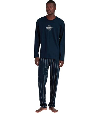 Pyjama pantalon top manches longues Navy Collection Admas