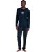 Pyjama pantalon top manches longues Navy Collection Admas-1