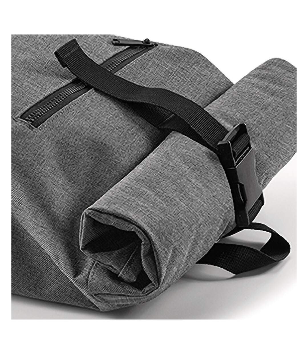 Sac à dos 12 litres taille unique gris chiné/noir Bagbase-4