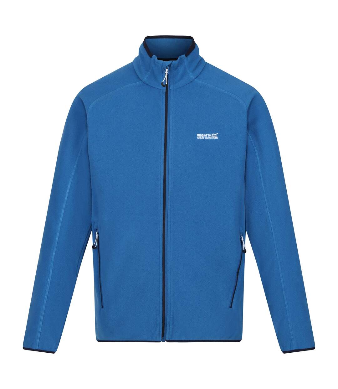 Mens Hadfield Full Zip Fleece Jacket Snorkel Blue Regatta-1