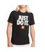 T-Shirt Noir  Homme Nike Verbiage-1