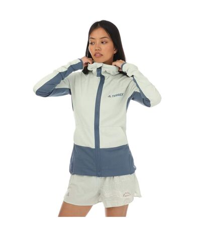 Veste polaire terrex zupahike femme vert clair / bleu marine Adidas