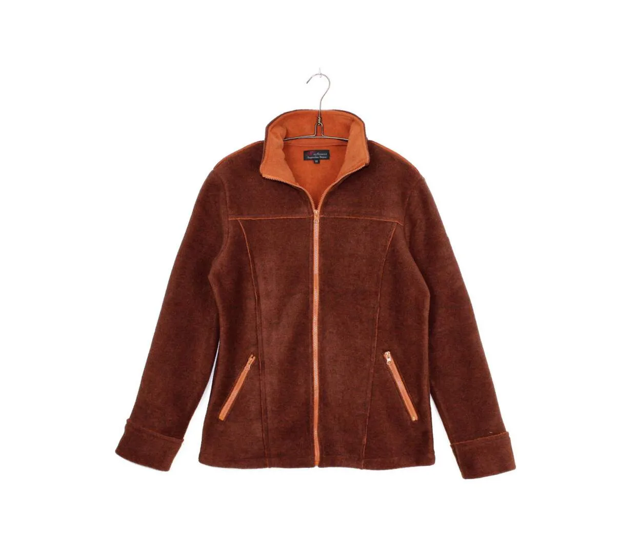 Veste Zippée Femme RIGA2M Marron/Orange - Chaleur & Énergie (Mayflower)-5