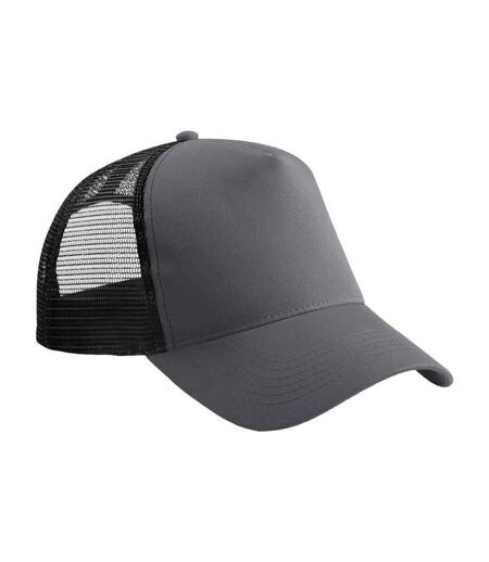 Casquette trucker gris foncé / noir Beechfield