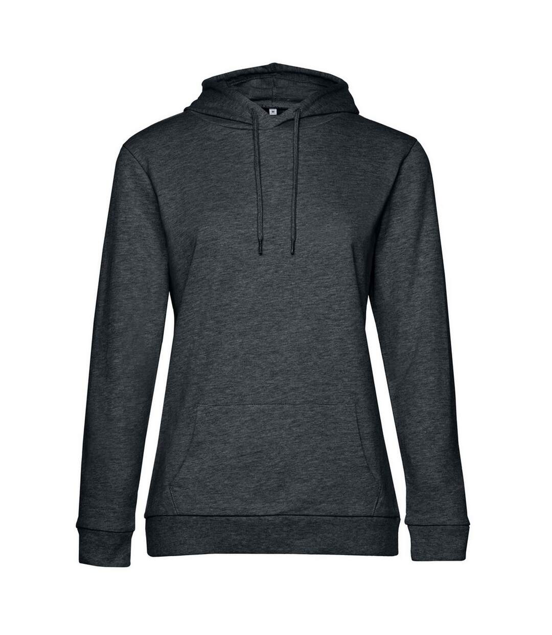 Sweat À Capuche Femme Anthracite B&C-1