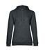 Sweat À Capuche Femme Anthracite B&C-1
