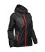 Veste Extérieure Olympia Femme Noir Rouge Vif Stormtech-3