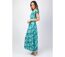 Robe longue été en viscose ARETHA couleur bleu estival Coton Du Monde-3