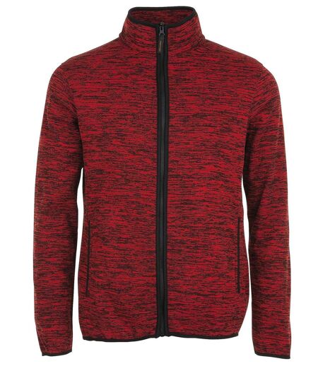 Veste tricot polaire unisexe - 01652 - rouge