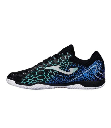 Unisex Adult Maxima Reptile Print Indoor Football Shoes Black Blue Joma