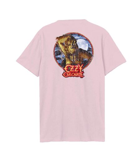 T-shirt bark at the moon adulte rose Amplified