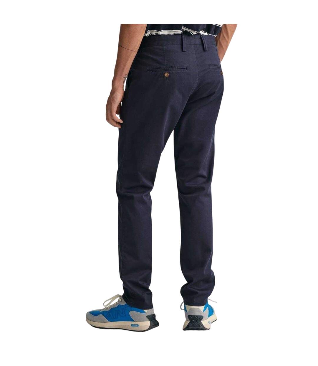 Chino Homme Bleu Marine Gant-3
