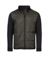 Tee Jays Mens Hybrid Stretch Jacket (Deep Green/Black)