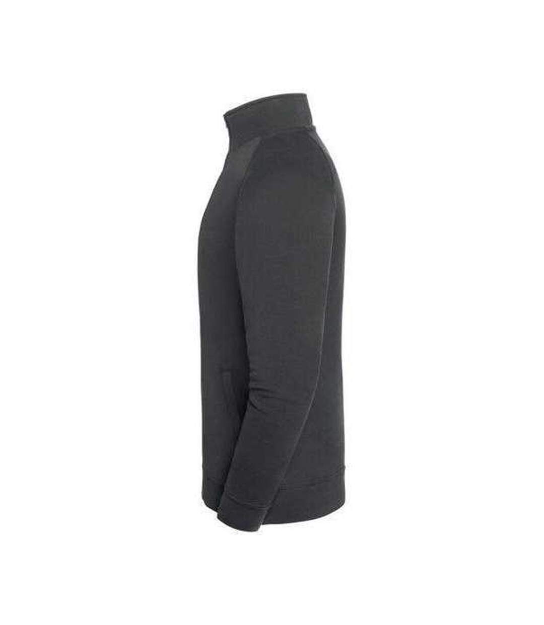 Veste De Survêtement Unie Manches Raglan Iconic Premium Homme Anthracite Fruit Of The Loom-3