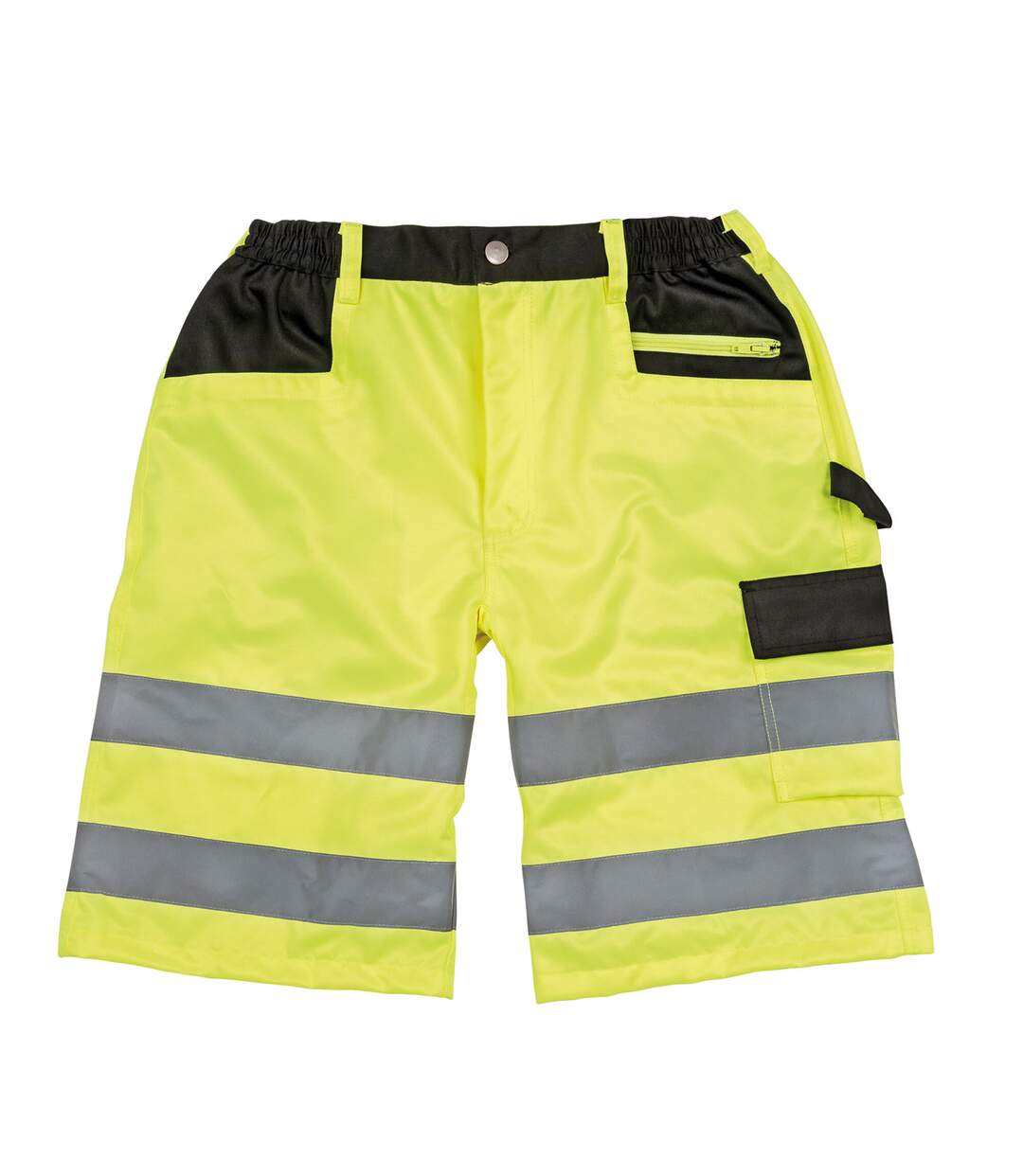 Short À Poches Homme Jaune Fluo Result Safe-Guard-1