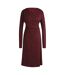 Robe Mi-longue Ettita Femme Bordeaux Boss-1